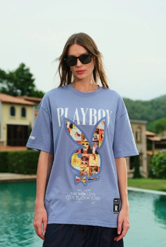 Playboy T-Shirt &ndash; Den Tidl&oslash;se Ikone Der Taler Uden Ord